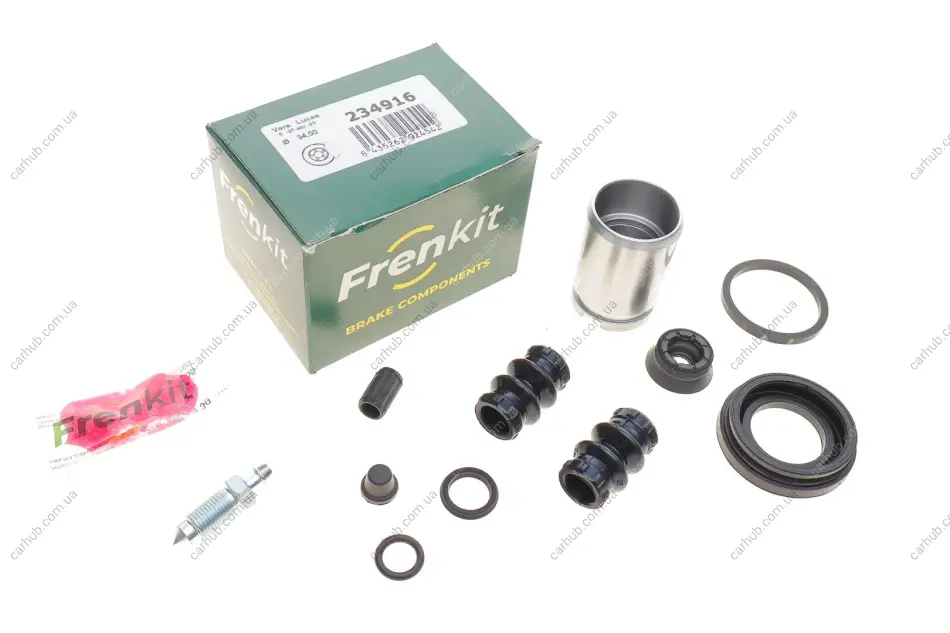 Ремкомплект супорта (заднього) Renault Megane 01- (d=34mm) (Lucas/TRW) (+поршень) FRENKIT 234916 (фото 1)
