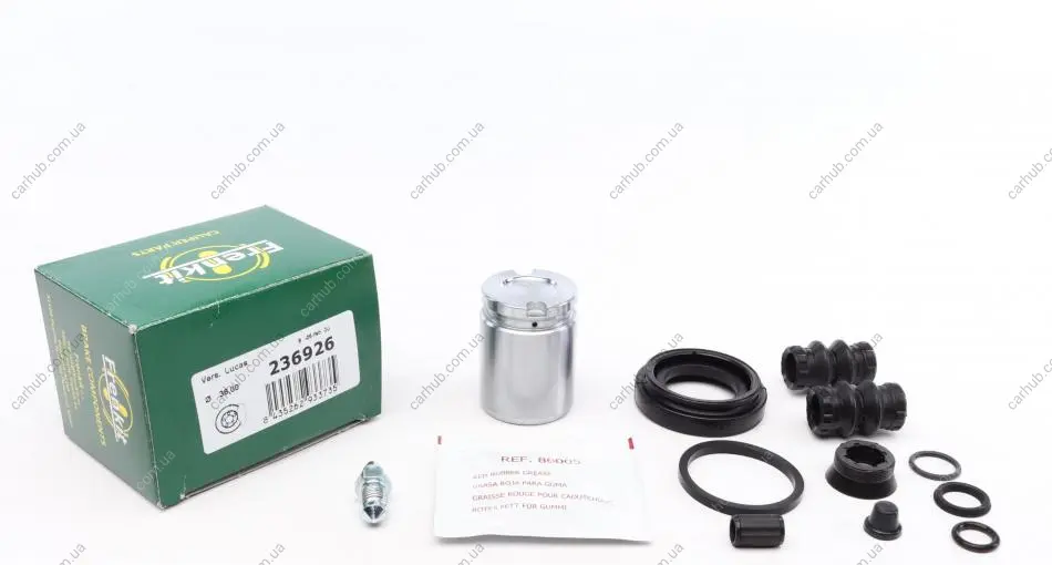 Ремкомплект супорта (заднього) Opel Astra G/H//Zafira 98-10 (d=36mm) (Lucas) (+поршень з механізмом) FRENKIT 236926 (фото 1)