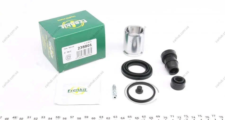Ремкомплект супорта (заднього) Toyota Camry 01-06 (d=38mm) (+поршень) (Advi) FRENKIT 238801 (фото 1)