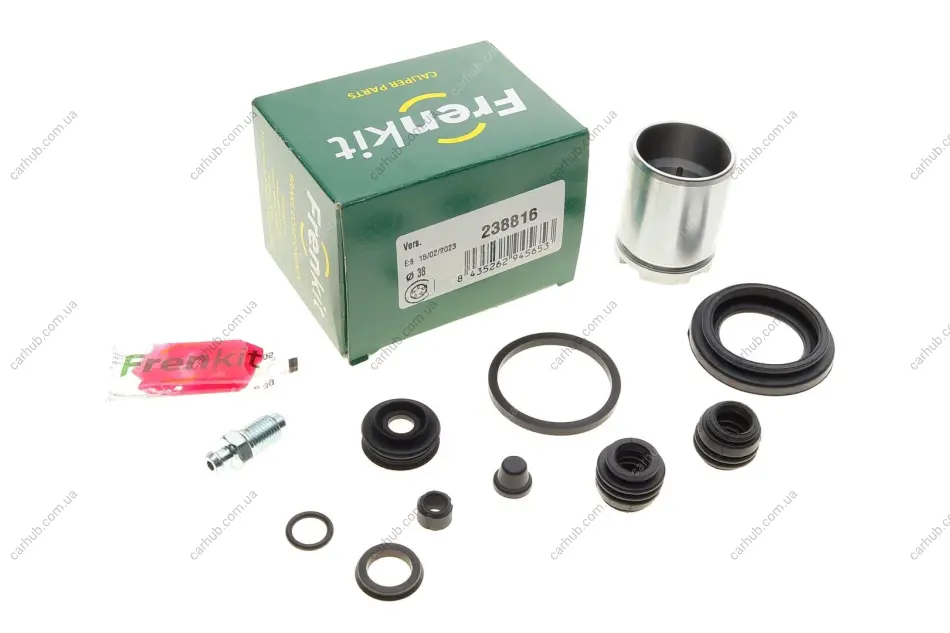 Ремкомплект супорта (заднього) Honda Accord IX/VIII 08- (d=38mm) (+поршень) (Niss/Nih) FRENKIT 238816 (фото 1)