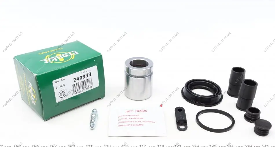Ремкомплект супорта (заднього) BMW 3 (E46) 96-03 (d=40mm) (+поршень) (Ate) FRENKIT 240933 (фото 1)