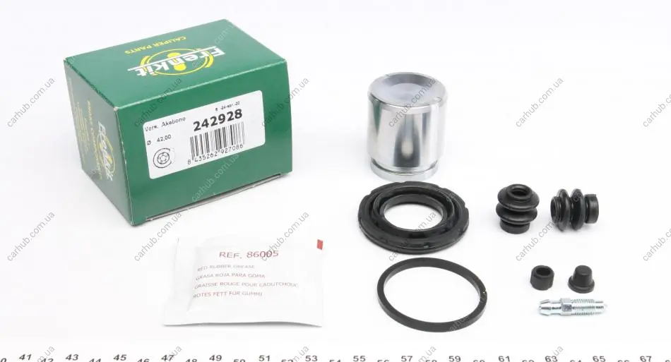 Ремкомплект супорта (заднього) Lexus RX 04- (d=42mm) (+поршень) (Akebono) FRENKIT 242928 (фото 1)