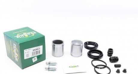 Ремкомплект супорта (переднього) Mitsubishi L200 01-05 (d=43mm) (+2 поршня) (Nissin/Tokico) FRENKIT 243911 (фото 1)