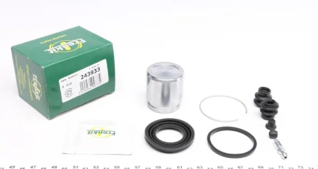 Ремкомплект супорта (заднього) Nissan Murano/Infiniti FX 03- (d=43mm) (+поршень) (Akebono) FRENKIT 243933