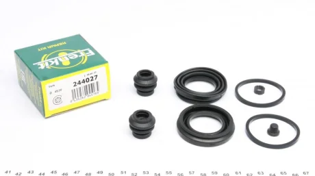 Ремкомплект супорта (переднього) Lexus RX 350 09- (d=45mm) FRENKIT 244027