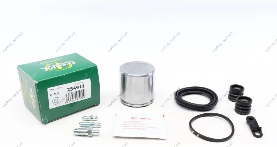 Ремкомплект супорта (переднього) VW Passat/Audi A494-01 (d=54mm) (+поршень) (Lucas) FRENKIT 254911 (фото 1)