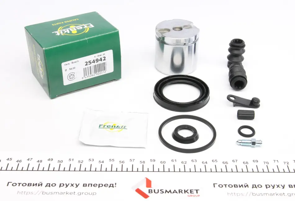 Ремкомплект супорта (переднього) Citroen C5 01- (d=54mm) (+поршень) (Bosch) FRENKIT 254942 (фото 1)