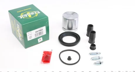 Ремкомплект супорта (переднього) Peugeot 605/Volvo 850/S70/V70/C70 89- (d=57mm) (+поршень) (Ate) FRENKIT 257901
