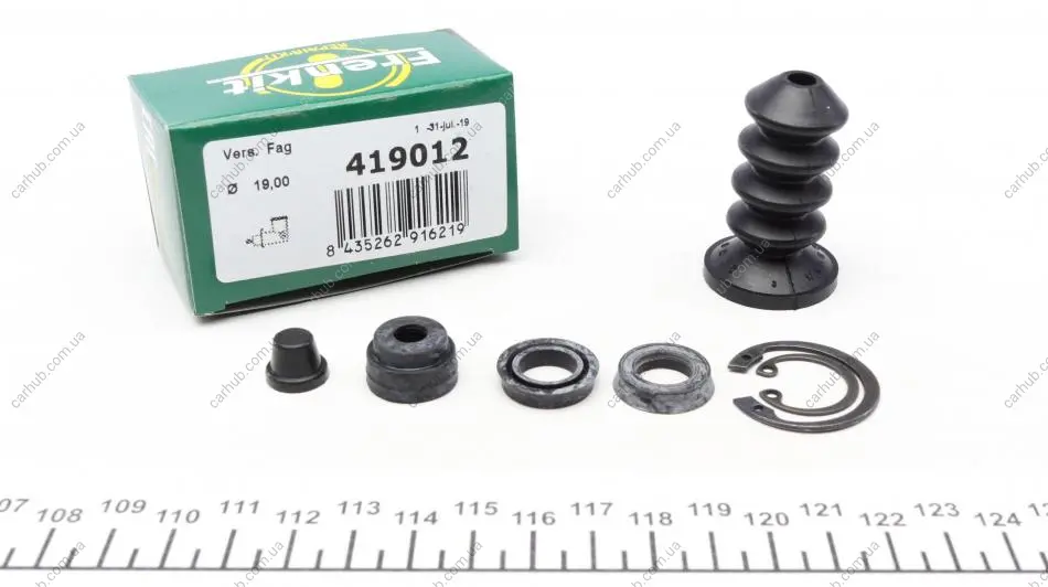 Ремкомплект циліндра зчеплення (головного) MB S-Class (W116/W126) 72-85 (d=19) (Fag) FRENKIT 419012 (фото 1)