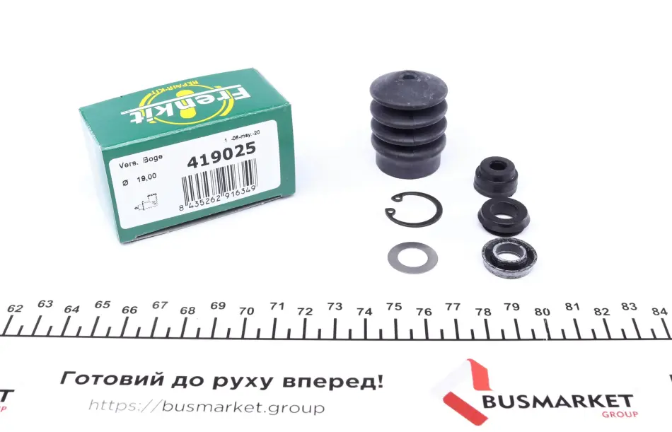 Ремкомплект циліндра зчеплення (головного) Audi 100 76-94 (d=19) (Sach) FRENKIT 419025 (фото 1)