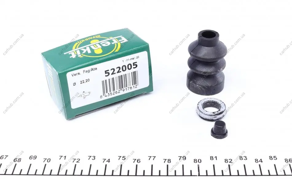 Ремкомплект циліндра зчеплення (робочого) VW Passat/Audi 100 -88 (d=22,2mm) (Ate-Fag) FRENKIT 522005 (фото 1)