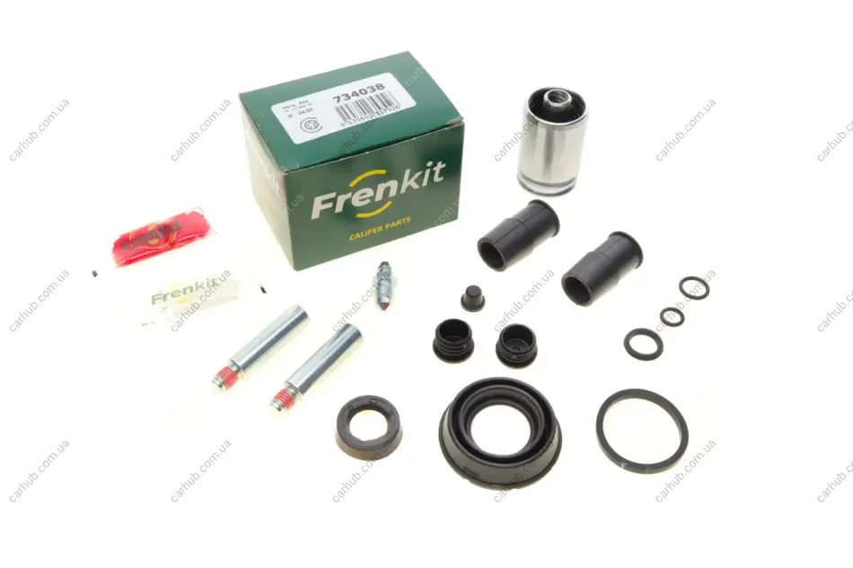 Ремкомплект супорта (заднього) Toyota Yaris 05- (d=34mm) (+поршень/направляюча) (Ate) FRENKIT 734038 (фото 1)