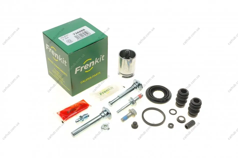 Ремкомплект супорта (заднього) Fiat Punto 07- (d=40mm) (+поршень/направляюча) (Bosch) FRENKIT 736088 (фото 1)