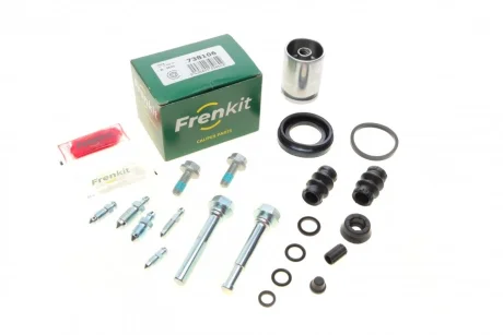 Ремкомплект супорта (заднього) VW Caddy 03- (d=38mm) (Lucas) (+поршень/направляюча) FRENKIT 738106