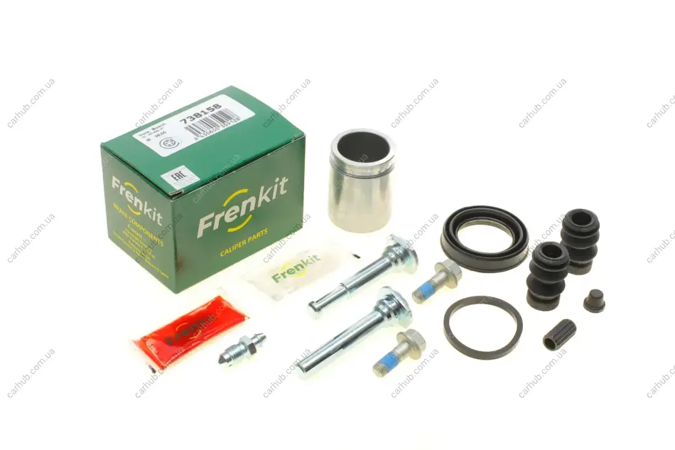 Ремкомплект супорта (заднього) Honda CR-V III/IV 06- (d=38mm) (+поршень/направляюча) (Bosch) FRENKIT 738158 (фото 1)