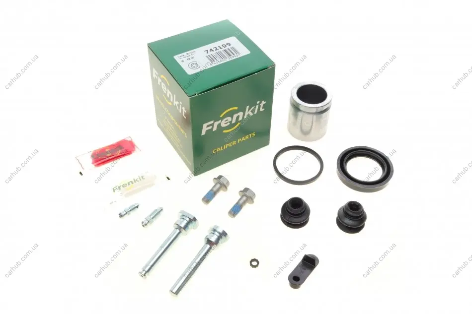 Ремкомплект супорта (переднього) Smart Fortwo 03- (d=42mm) (+поршень/направляюча) (Bosch) FRENKIT 742199 (фото 1)