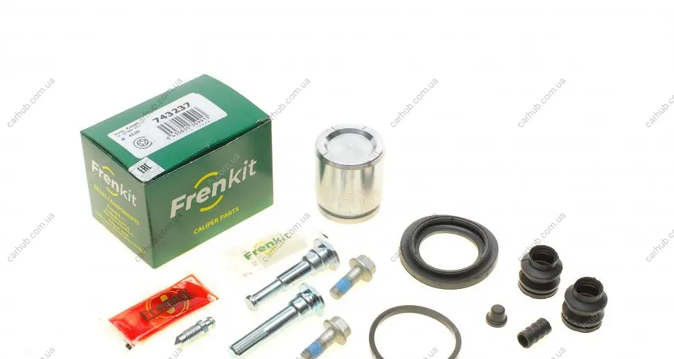 Ремкомплект супорта (заднього) Kia Sorento 02- (d=43mm) (+поршень/направляюча) (Kasko) FRENKIT 743237 (фото 1)