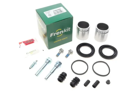 Ремкомплект супорта (переднього) Nissan NP300 05- (d=46mm) (Niss)(+2 поршня/направляюча) SuperKit FRENKIT 746296