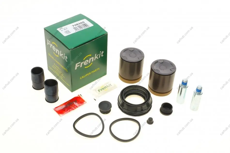 Ремкомплект супорта (переднього) MB M-class (W166) 11-16 (d=48mm)(Ate)(+2 поршня/направляюча) Super FRENKIT 748305 (фото 1)