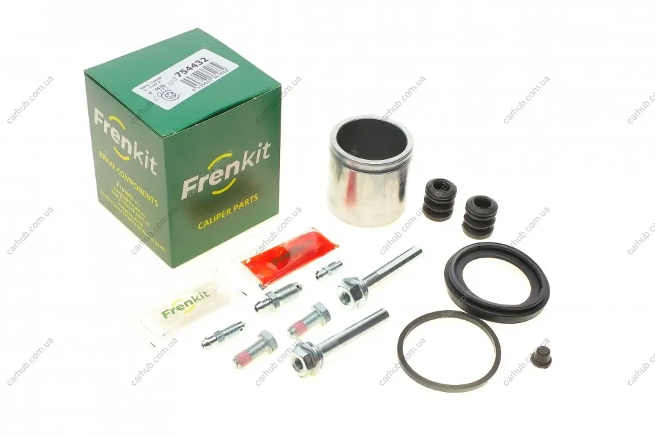 Ремкомплект супорта (переднього) VW Passat 96-00 (d=54mm)(TRW)(+1 поршень/направляюча) SuperKit FRENKIT 754432 (фото 1)
