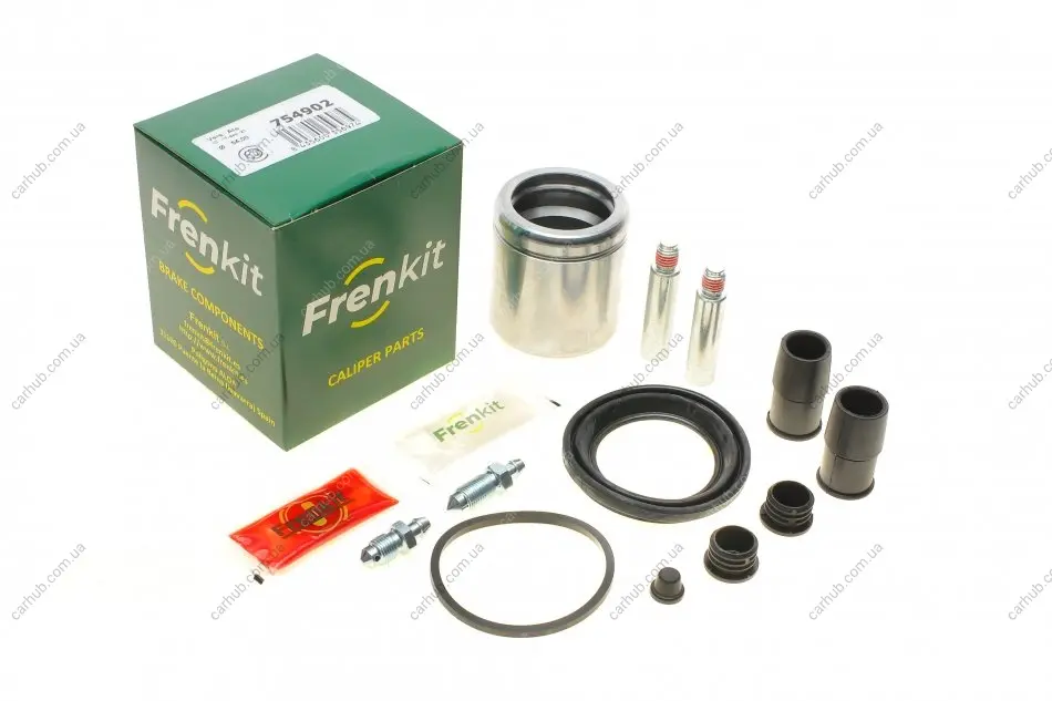 Ремкомплект супорта (переднього) VW Caddy III 04-15 (d=54mm)(Ate)(+ поршень/направляюча) SuperKit FRENKIT 754902 (фото 1)