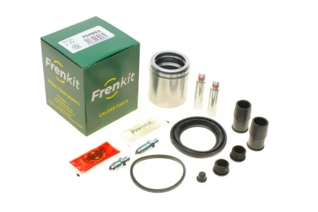 Ремкомплект супорта (переднього) VW Caddy III 04-15 (d=54mm)(Ate)(+ поршень/направляюча) SuperKit FRENKIT 754902
