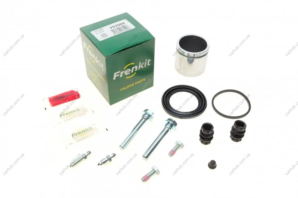 Ремкомплект супорта (переднього) MB A-class (W169) 04-12 (d=57mm)(Lucas)(+ поршен/направляюча) FRENKIT 757504 (фото 1)