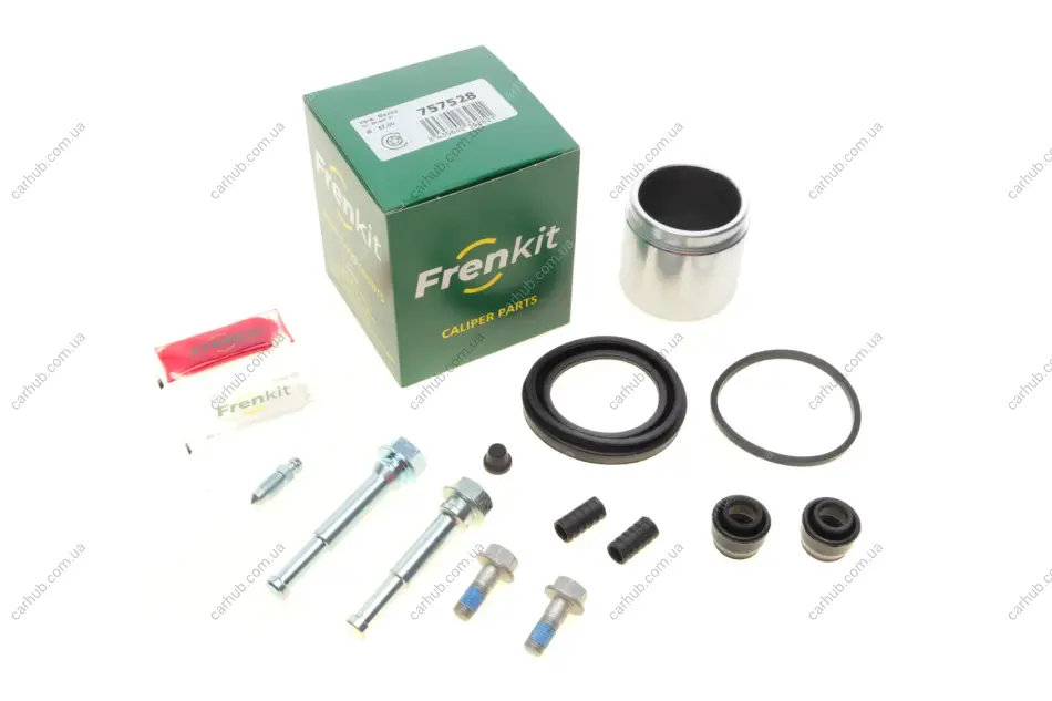 Ремкомплект супорта (переднього) Mazda 6 07-13 (d=57mm)(Mazda)(+ поршен/направляюча) SuperKit FRENKIT 757528 (фото 1)