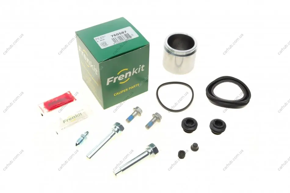 Ремкомплект супорта (переднього) Kia Sportage 10- (d=60mm) (+ поршен/направляюча) SuperKit(Mobis) FRENKIT 760587 (фото 1)