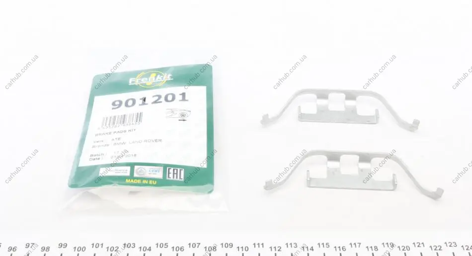 Планка супорта (заднього) прижимна (к-кт) Land Rover Range Rover 02-12 (Ate) FRENKIT 901201 (фото 1)