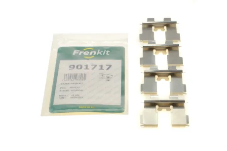 Планка супорта (заднього) прижимна (к-кт) Hyundai Santa Fe 06-12 (Mando) FRENKIT 901717