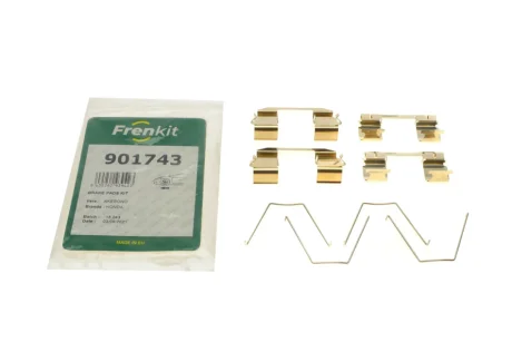 Планка супорта (переднього) прижимна (к-кт) Honda CR-V 01-07 (Akebono) FRENKIT 901743
