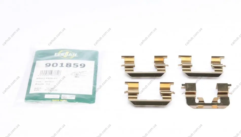 Планка супорта (переднього) прижимна (к-кт) Kia Rio III 11- (Mando) FRENKIT 901859 (фото 1)