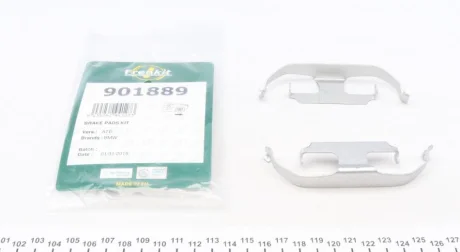 Планка супорта (заднього) прижимна (к-кт) BMW 3 (F30/F80) 3.5 i/d 11- (Ate) FRENKIT 901889