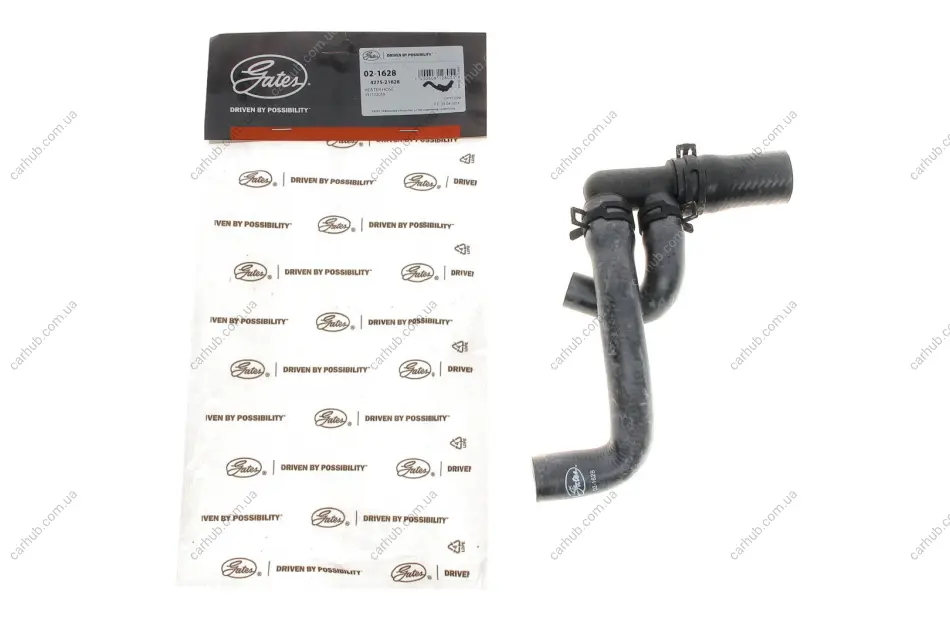 Патрубок радіатора VW Golf III/Caddy II 1.7D/2.0 89-04 GATES Gates 02-1628 (фото 1)