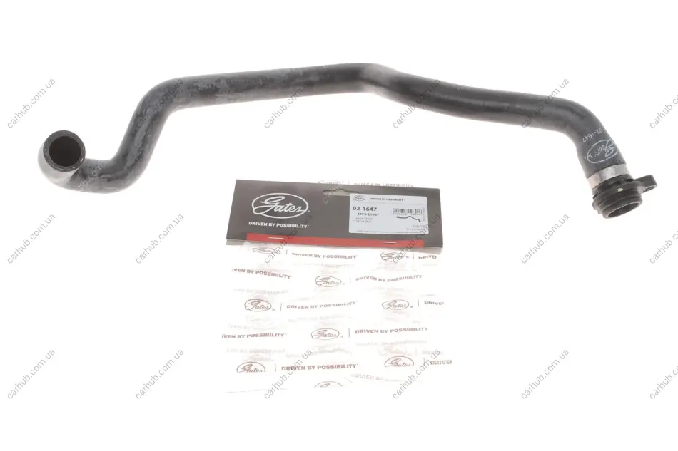Патрубок радіатора BMW 3 (E90/E91/E92/E93) 2.5/3.0 04-13 GATES Gates 02-1647 (фото 1)