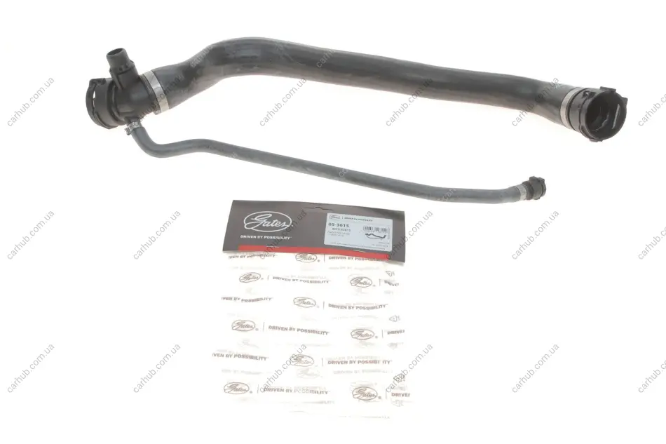 Патрубок радіатора BMW X (F25) 10-17 (N47) GATES Gates 05-3615 (фото 1)