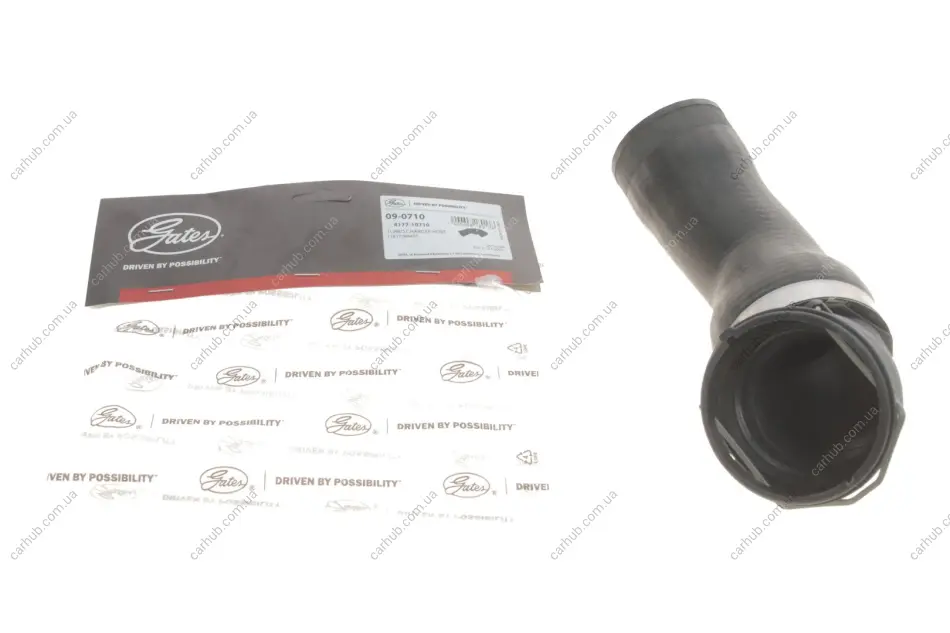 Патрубок інтеркулера BMW 5 (E60)/6 (E63) 04-10 M57 GATES Gates 09-0710 (фото 1)