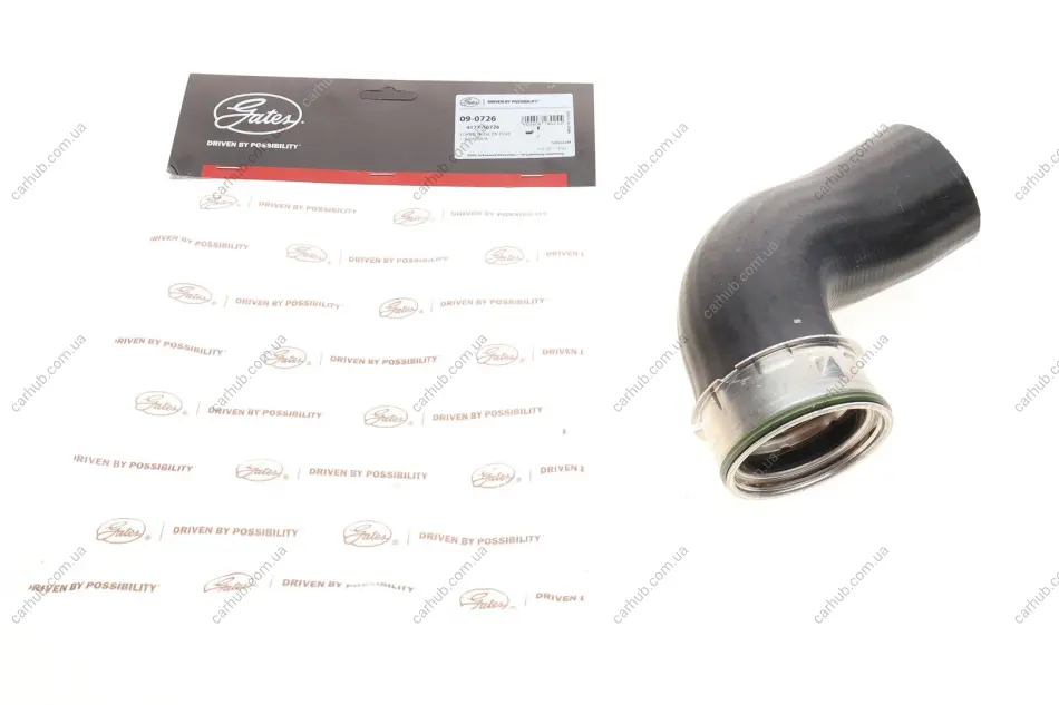 Патрубок інтеркулера BMW 3 (E90-E92) 3.0D 05-13 M57 GATES Gates 09-0726 (фото 1)