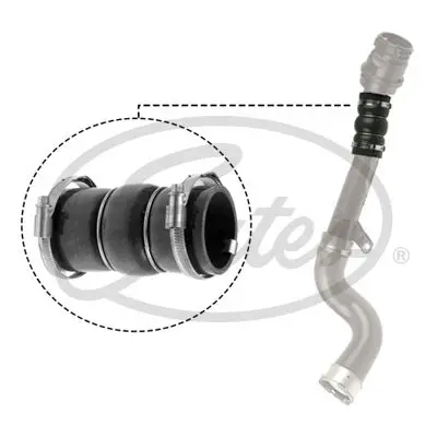 Патрубок інтеркулера Dacia Duster/Renault Clio IV 1.5dCi 13- Gates 09-1299 (фото 1)