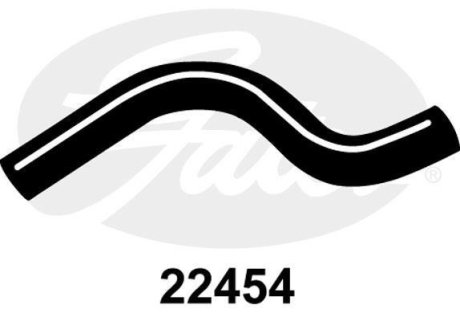 Патрубок системи охолодження Mazda 323 F/S VI 1.5 16V/1.6 98-04 Gates 22454