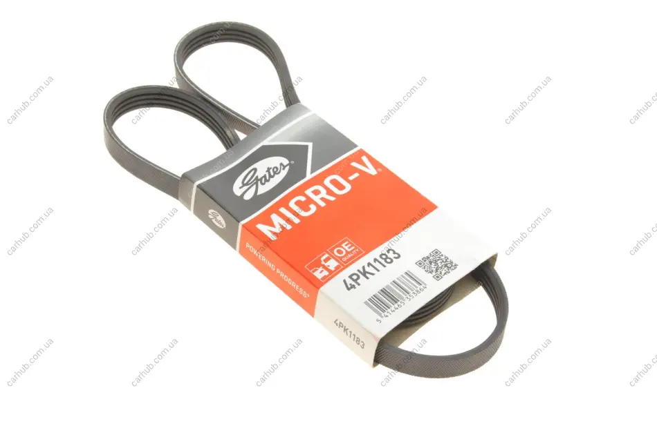 Ремінь генератора Renault Rapid 1.4i 91-98 Gates 4PK1183 (фото 1)