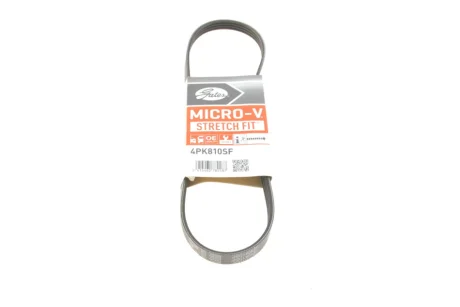 Ремінь генератора BMW 1 (E87)/3 (E90/E91) 2.0D 04-11 GATES Gates 4PK810SF
