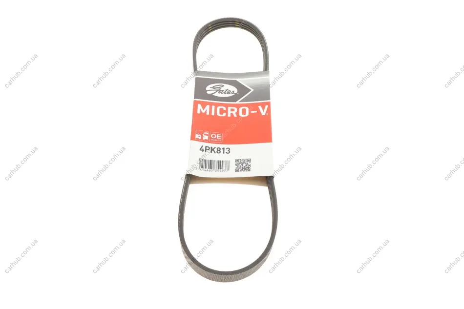 Ремінь генератора Nissan Almera/Primera/Sunny 1.0-5.0 82- GATES Gates 4PK813 (фото 1)