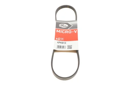 Ремінь генератора Nissan Almera/Primera/Sunny 1.0-5.0 82- GATES Gates 4PK813