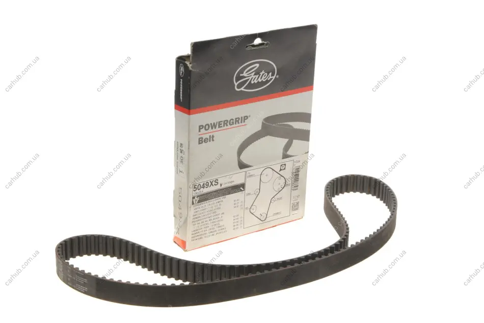 Ремінь ГРМ Citroen Jumper/Jumpy/Peugeot Expert 1.9D 94-11 (25.4x136z) GATES Gates 5049XS (фото 1)