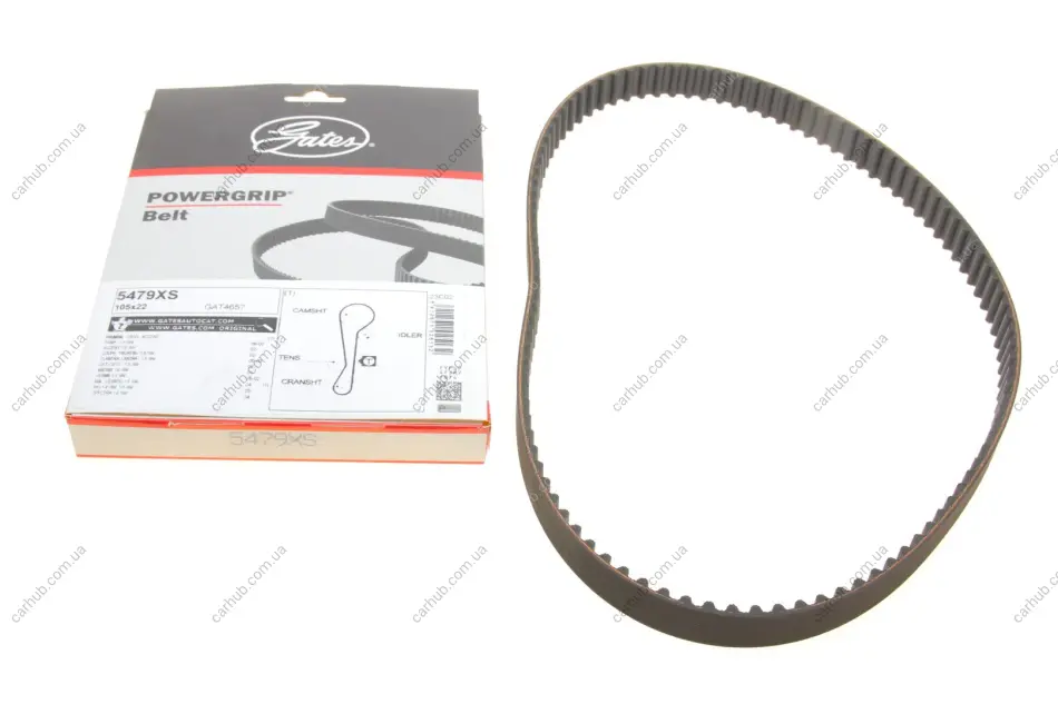 Ремінь ГРМ Hyundai Accent/Kia Cerato/Rio 1.4/1.5/1.6 95- (105x22) GATES Gates 5479XS (фото 1)