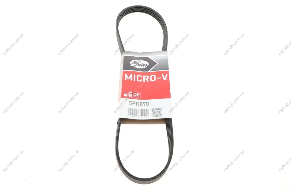 Ремінь генератора BMW 3/5 90-00 / Ford Focus 2.5 05-12 GATES Gates 5PK890 (фото 1)