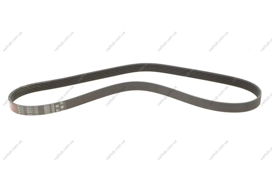 Ремінь генератора Renault Trafic 2.0 GATES Gates 6PK1195 (фото 1)
