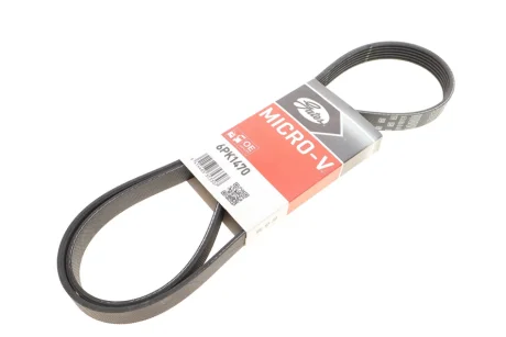 Ремінь генератора Fiat Ducato 2.0JTD 01- (ALT, AC) GATES Gates 6PK1470
